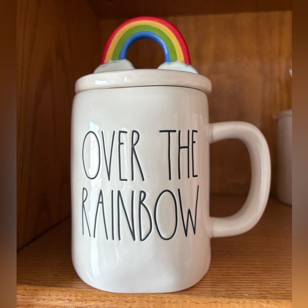 Rae Dunn OVER THE RAINBOW Mug